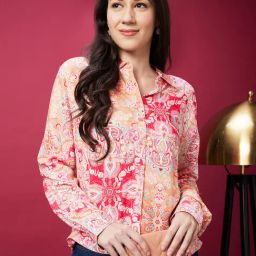 Globus Pink Printed Shirt-picture-44