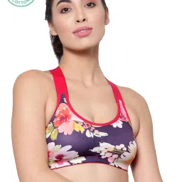 Inner Sense Multicolor Floral Print Full Coverage Bra - Pack of 3 image 4