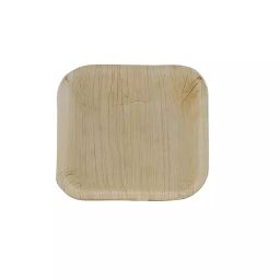 PRAKRITII CULTIVATING GREEN 4 inch Eco Friendly & Biodegradable Disposable Solid Areca Leaf Square Bowl Brown (Pack of 25)-image-18