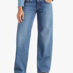 Levi's Blue Cotton Loose Fit Jeans-picture-34