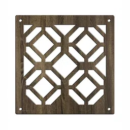 RANDOM Brown Geometric Window Blinds image 3