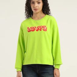 Levi's Green Regular fit Printed Sweatshirt-image-29