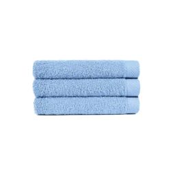 DDECOR Live Beautiful Blue Cotton 550 GSM Bath Towel - Set of 1-picture-0