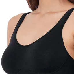 Inner Sense Black Full Coverage Bra - Pack of 3 image 5