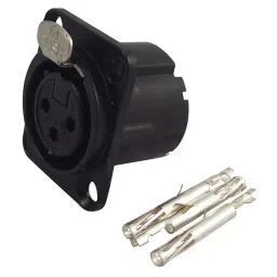 NEUTRIK XLR SOCKET FEMALE 3-POLE CRIMP BLACK, NC3FD-LX-HA-BAG-image-58