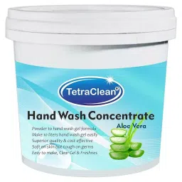 TetraClean 500 g Hand Wash Concentrate Powder for Formulation of 10 L Handwash Gel in Aloe Vera Fragrance (Pack of 4)-image-85