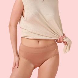 Enamor Honey Beige Cotton Solid Brief Panty-picture-34