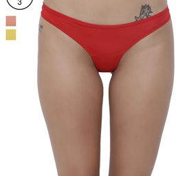 BASIICS by La Intimo Pack of 3 Assorted Thong Briefs BCPSS010C36G-image-47