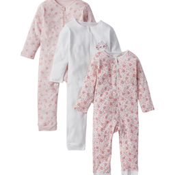 Juniors by Babyshop Infant girls Set Of 3 Floral Printed Cotton Rompers-image-36
