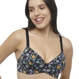 Triumph Black & White Printed T-Shirt Bra-picture-40