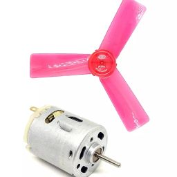 Invento ISC 1944-1A 3-6V Toy Hobby DC Motor 20x15x25mm with 3 Vanes 152.4 mm (6 Inch) Fan Propeller-picture-3