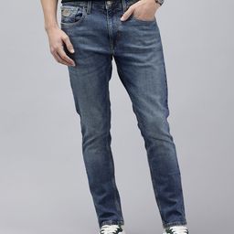 U.S. Polo Assn. Denim Co. Men Henry Skinny Cropped Fit Heavy Fade Stretchable Jeans-image-76