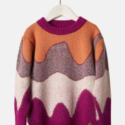 Angel & Rocket Kids Multicolor Color Block Full Sleeves Sweater-image-67