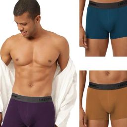 Freecultr Multi Comfort Fit Trunks - Pack of 3-picture-28