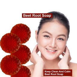 GROOVY Pack Of 5 Beet Root Soaps - 100 g Each image 2