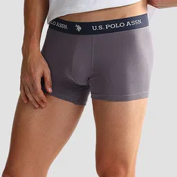 U.S. Polo Assn. Pack Of 3 Outer Elastic Printed Trunks OET08-MU3-P3 image 2