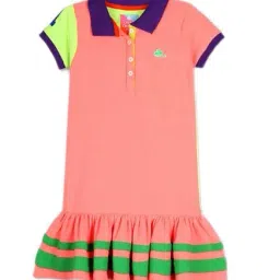 Cherry Crumble By Nitt Hyman Kids Peach Textured Dress-image-88