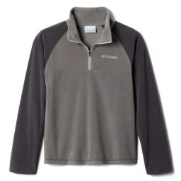 Columbia Kids Glacial Grey & Black Color Block Full Sleeves Jacket-image-8