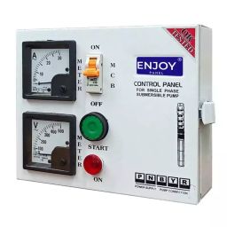 Enjoy Control Panel 2 HP Single Phase V4 MCB Heavy Control Panel with Dual 36 μF Running Capacitors for Water Filled Submersible Pumps-17