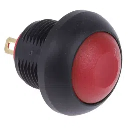 RS PRO Miniature Push Button Switch On-(Off) Panel Mount 13.6 mm Cutout, 8207587-13