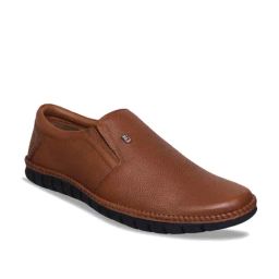 ID Men's Tan Casual Slip-Ons-image-33