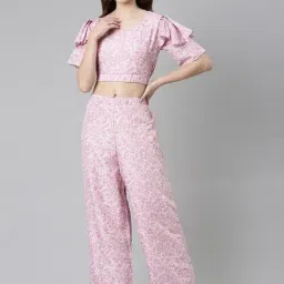 SHOWOFF Pink Printed Co-Ord Set-image-14