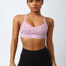 Reebok Purple Printed Sports Bra-image-86