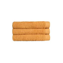 DDECOR Live Beautiful Orange Cotton 550 GSM Bath Towel - Set of 1-13