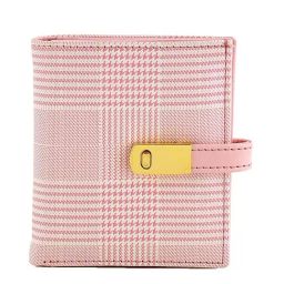 Bellissa Baby Pink Striped Bi-Fold Wallet for Women-picture-33