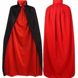 Itsmycostume Halloween Theme Dracula Vampire Reversible Cape Costume - Red & Black-image-71