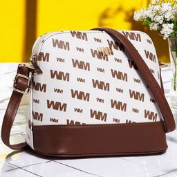 WOMEN MARKS PU Sling Bag with Cut Work-36