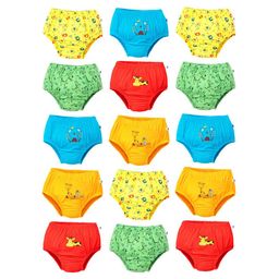SuperBottoms Kids Pack Of 15 Pure Cotton Basic Briefs BAS-UND-U-V2-BR-WW-4_6Y-15P-picture-5