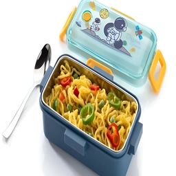 SUMOWARE INDUSTRIES Kids Blue & Yellow Lunch Box 530 ml-image-86