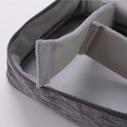 Babyhug Multifunctional Portable Travel Toiletry Bag with Straps  - Grey image 4