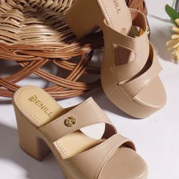 Denill Women Block Heel Mules-33