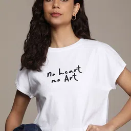 The Roadster Life Co. Pure Cotton Typography Printed Extended Sleeves Casual T-shirt-picture-16