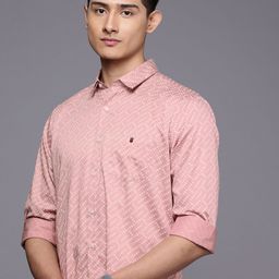 Louis Philippe Sport Slim Fit Printed Pure Cotton Casual Shirt-picture-44