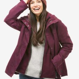FORCLAZ By Decathlon Burgundy Plain 3-In-1 Jacket-picture-17