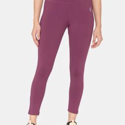Zelocity by Zivame Purple Slim Fit Sports Tights-picture-18