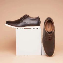 Ruosh Men's Brown Derby Shoes-image-52