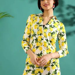 KASSUALLY Multicolor Printed Shirt-image-15