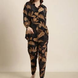 SHOWOFF Navy Printed Co-Ord Set-44