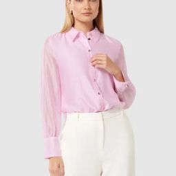 Forever New Juliette Sheer Shirt-image-12