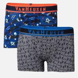 Van Heusen Boys Pack Of 2 Printed Label Free Trunks IKIBTR2SP4321056-24