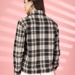 Chkokko Multicolored Chequered Shacket image 2