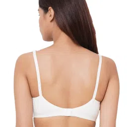 Inner Sense White & Fuchsia Full Coverage Bra - Pack of 3 image 2
