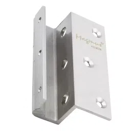 Magmus L Hinges Supreme 75 mm (3 inch) Brass Satin Silver Finish, 100543.05-18