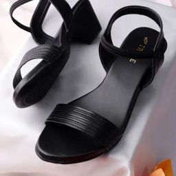 Trase Women's Black Ankle Strap Sandals-image-26