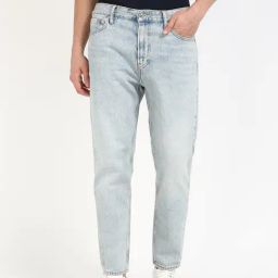 CALVIN KLEIN JEANS Blue Cotton Regular fit Solid Jeans-image-49