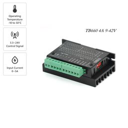 TB6600 Stepper Motor Driver Controller 4A 9~42V TTL 16 Micro-Step CNC 1 Axis image 5